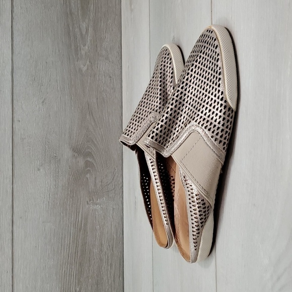 Frye Womens Melanie Perf Leather Loafer Mules shoes sz 6.5M - Picture 2 of 13